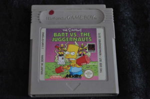 bart simpson vs the juggernauts gameboy nintendo