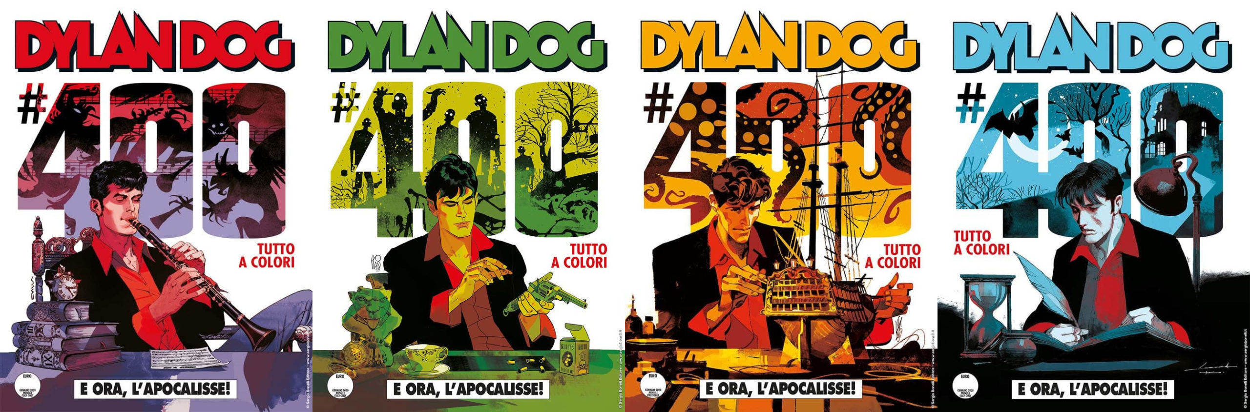 COVER  STANO L'APOCALISSE DYLAN DOG N.400 E ORA NUOVO  "N" 