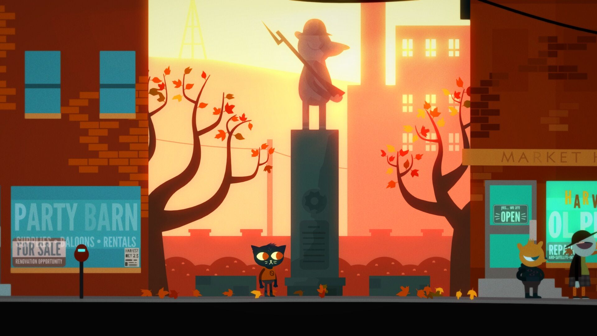 Night in the woods